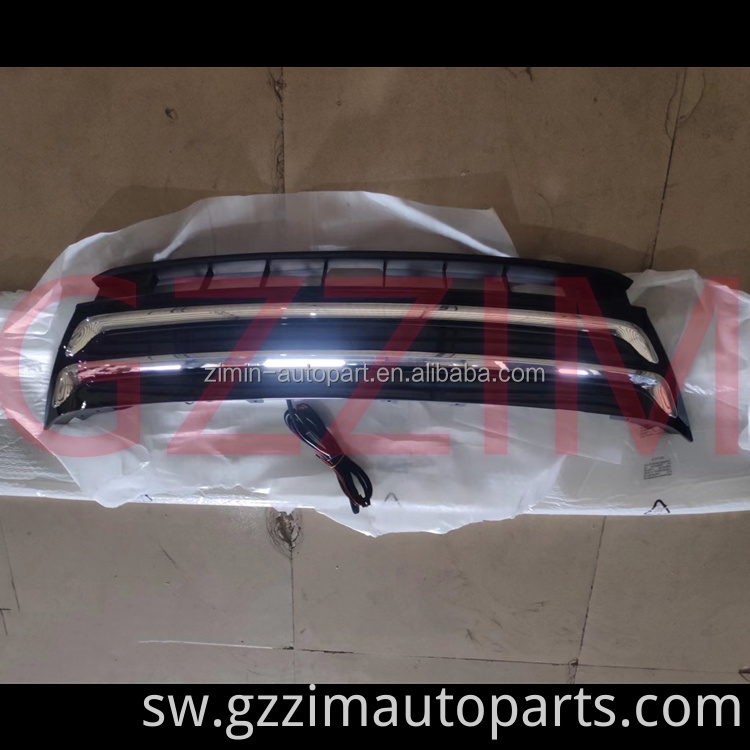 ABS Black Grille Middle Grille Front Kit kwa Harrier 2014